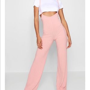 Strappy Pink Jumpsuit